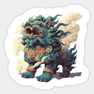 foo dog Sticker